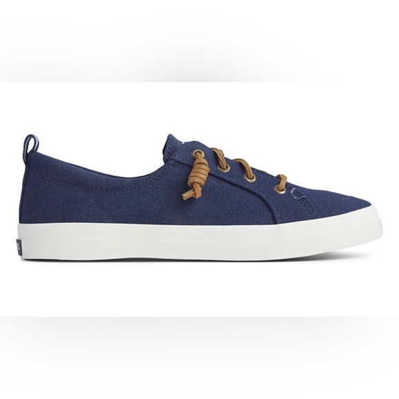 Sperry Shoes Sperry Crest Vibe Canvas Barrel Lace Sneaker Navy 8